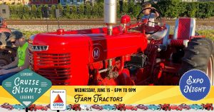 Graphic for Week 3 of Lemont LEgends Cruise Nights - Tractor Night