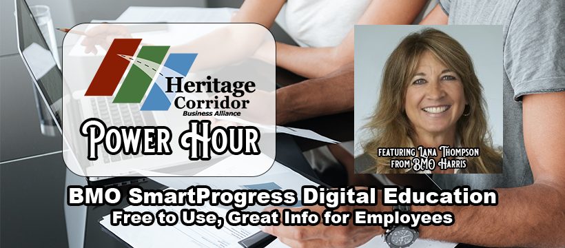 Power Hour Cover - BMO SmartProgress Digital Education, Free to Use, Great Info for Employees with Picture of Lana Thompson from BMO Harris