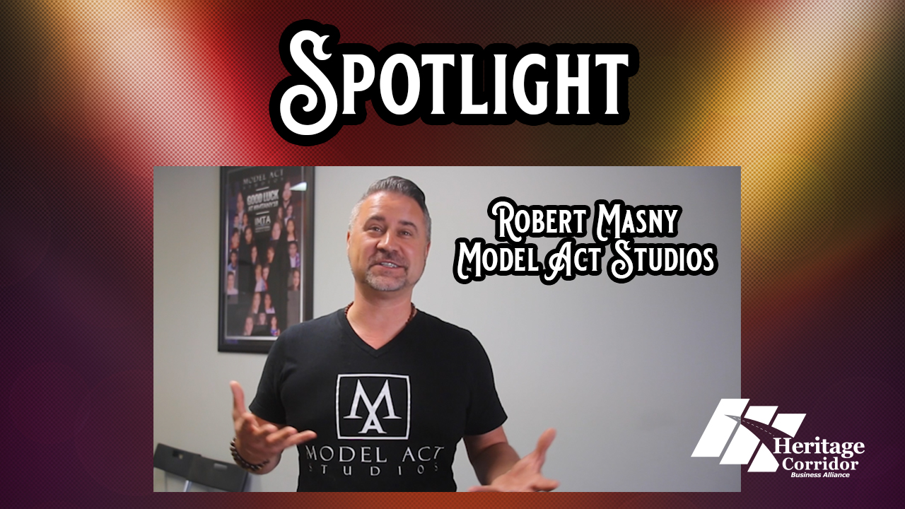 Spotlight Ad Graphic with Picture of Robert Masny of Model Act Studios