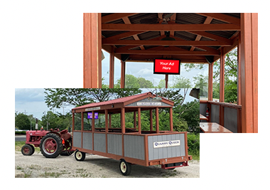 Quarry Queen (photo of outside and inside bar car)