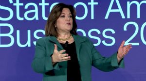 Suzanne P. Clark gives the US Chamber of Commerce's State of American Business 2023