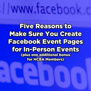 Five reasons to Make Sure Your Events are Programmed as Facebook Events