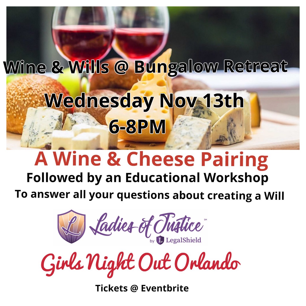 Wine & Wills Ladies of Justice by LegalShield Greater Sanford Regional Chamber of Commerce